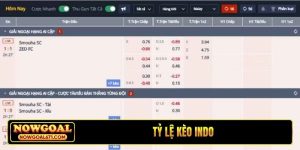 tỷ lệ kèo Indo