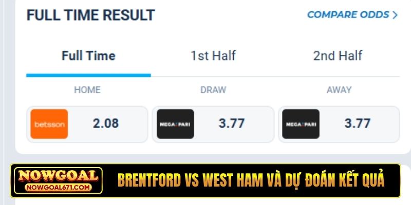 Soi kèo Brentford vs West Ham và dự đoán kết quả