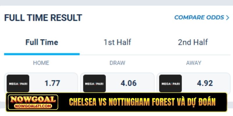 Soi kèo Chelsea vs Nottingham Forest và dự đoán